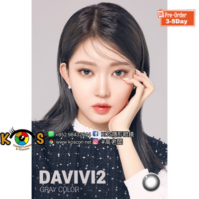 DAVIVI2 Gray 다비비2 그레이(月拋)